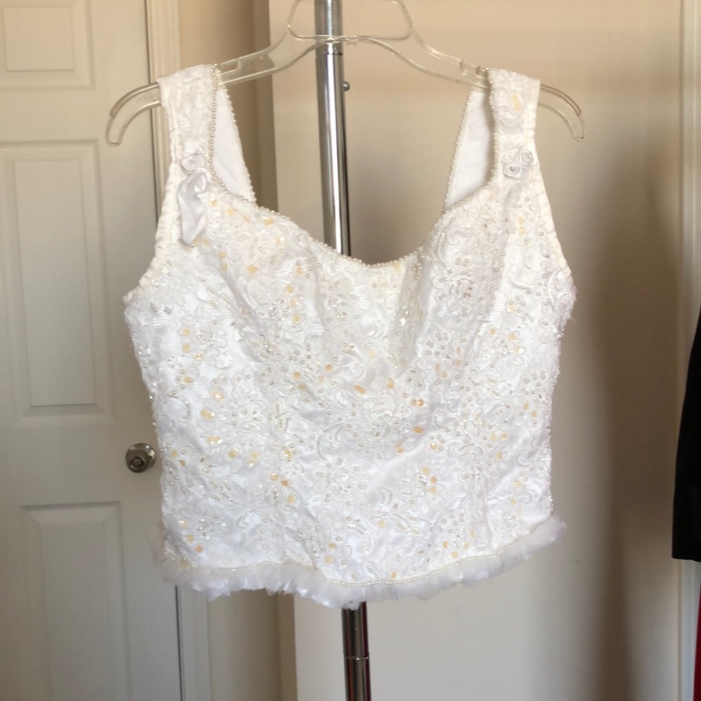 White Dress Top